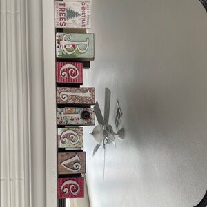 Festive 'Believe' Block Sign